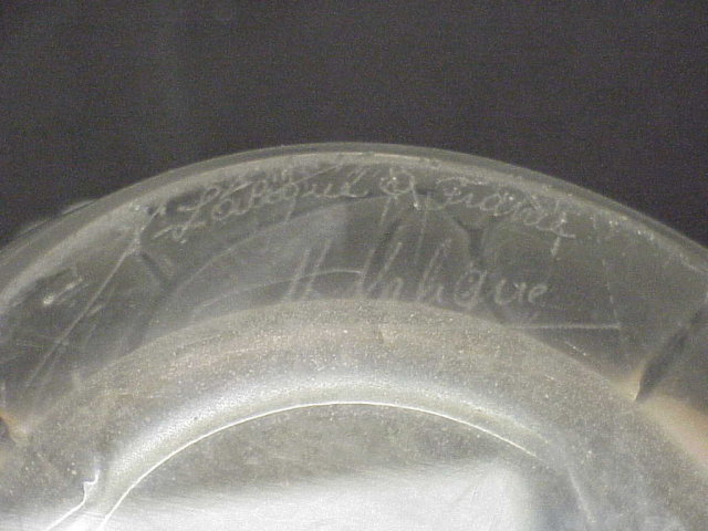 Lalique France Clear & Frosted Glass BORNEO ELEPHANTS Vase 12