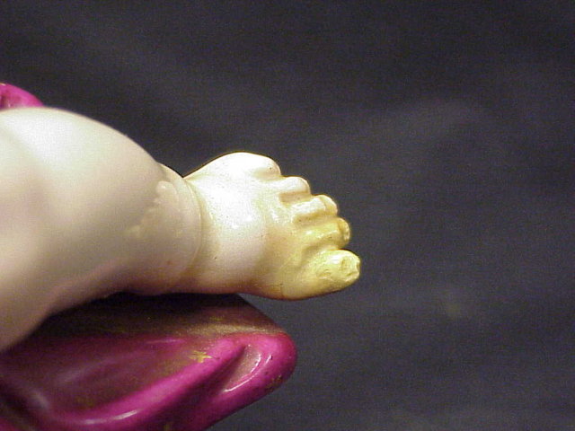 Antique Meissen Porc Cherub / Putti Figure Clock 12