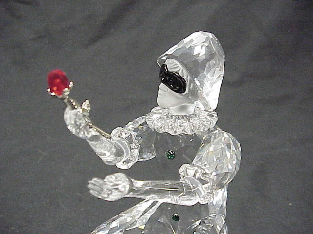 2001 Swarovski Crystal Masquerade Figure Harlequin 5½