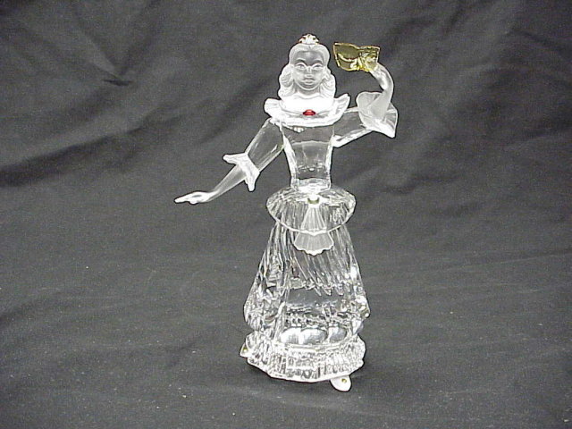 2000 Swarovski Crystal Masquerade Figure Colombine 6½