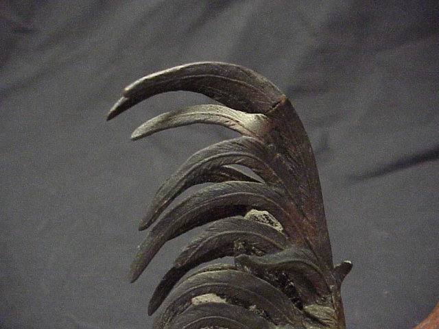 Old Hand Painted Cast Vienna Bronze Rooster Figure 7