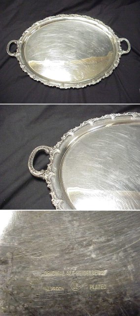 5pc Ornate Old Repousse German Sterling Silver Tea Set