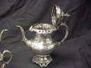 4 piece Wallace Grande Baroque Sterling Silver Tea Set