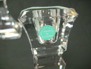 Pr Tiffany & Co Clear Cut Crystal Candlesticks 7