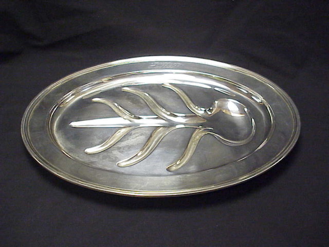 Tiffany & Co Sterling Silver Well & Tree Platter 15x20