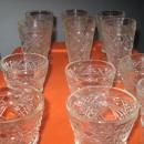 set of 6 small set of 6 large stem glassed