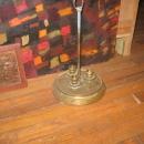 BRASS CANDLE HOLDER HOLDS 3 CANDLES