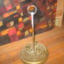 BRASS CANDLE HOLDER HOLDS 3 CANDLES