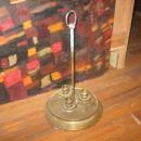 BRASS CANDLE HOLDER HOLDS 3 CANDLES