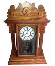 Circa 1880 New Haven Large Fancy Parlor Clock