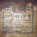 Circa 1880 New Haven Large Fancy Parlor Clock