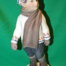 Royal Copenhagen Figurine #1064 Boy in Scarf / Boy in Winter