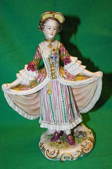 Rare 19th Century Volkstedt Figurine