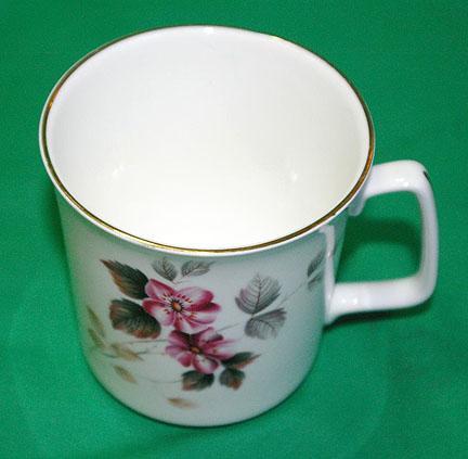 Royal Grafton Bone China Tea Mug with Pink Blossoms
