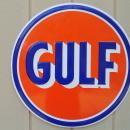OUR LARGEST GULF GAS & OIL SIGN // TOP QUALITY LOW SHIPPING COST