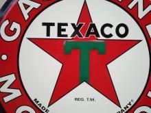 OUR LARGEST TEXACO GAS & OIL SIGN // TOP QUALITY - LOW SHIPPING COST