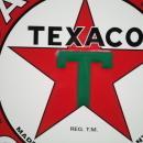 OUR LARGEST TEXACO GASOLINE - OIL SERVICE STATION METAL SIGN // MADE IN USA
