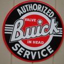 OUR LARGEST BUICK AUTHORIZED SERVICE GARAGE METAL SIGN // MADE IN USA