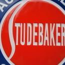 OUR LARGEST AUTHORIZED STUDEBAKER SERVICE GARAGE METAL SIGN // MADE IN USA