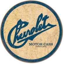 OUR LARGEST CHEVROLET MOTOR CARS Detroit Michigan Sign / FREE SHIPPING