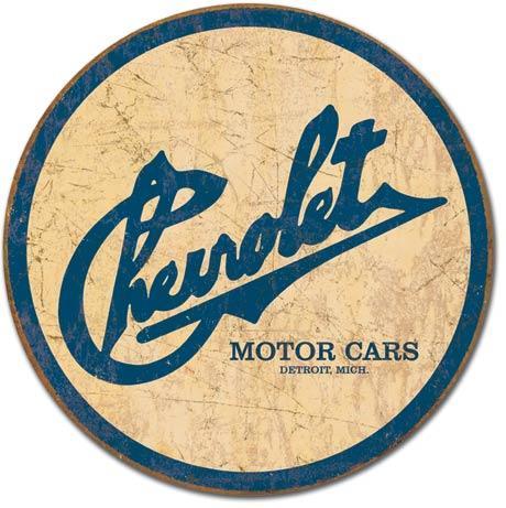 OUR LARGEST CHEVROLET MOTOR CARS Detroit Michigan Sign / FREE SHIPPING
