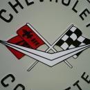 LOT OF FOUR OF OUR LARGEST SIGNS, CHEVROLET, CORVETTE & OK USED CARS - FREE SHIPPING