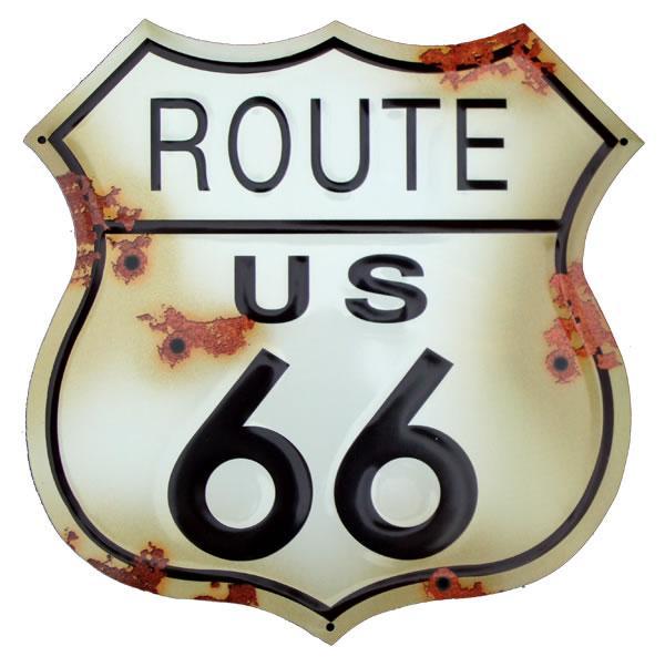 ROUTE 66 Metal Sign / FREE SHIPPING