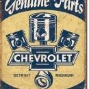 Genuine Chevrolet Parts Metal Sign / FREE SHIPPING