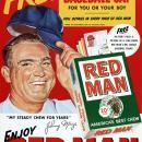 JOHNNY MIZE New York Yankee Hall of Famer Store Window Advertising Poster