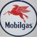 LOT OF ALL ( 7 ) OF OUR LARGEST GAS & OIL SIGNS, MOBIL - ESSO & GULF - FREE SHIPPING
