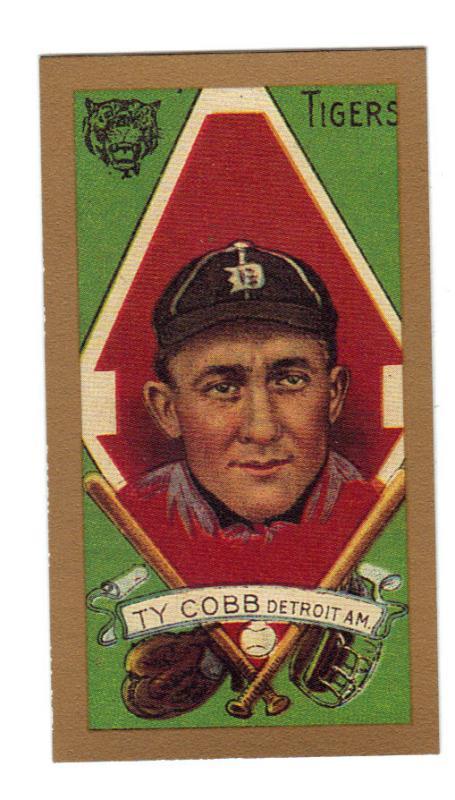 HONUS WAGNER & TY COBB Both From 1909 T-205 Piedmont Tobacco Card - Reprints With Beautiful Color - Free Shipping