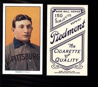 HONUS WAGNER 1909 - 1911 T-205 Piedmont Tobacco Card - RP Beautiful Color - Free Shipping