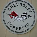 LOT OF THREE OF OUR LARGEST GENERAL MOTOR CHEVROLET CORVETTE SIGNS -- FREE SHIPPING