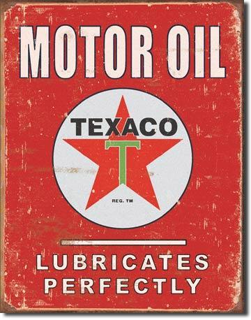 TEXACO MOTOR OIL SIGN -- FREE SHIPPING