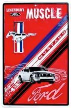 LEGENDARY FORD MUSTANG SIGN -- FREE SHIPPING