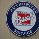 LOT OF THREE OF OUR LARGEST GENERAL MOTORS OK USED CARS SIGNS - BUICK - OLDSMOBILE - CADILLAC SIGNS - FREE SHIPPING