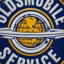 LOT OF THREE OF OUR LARGEST GENERAL MOTORS OK USED CARS SIGNS - BUICK - OLDSMOBILE - CADILLAC SIGNS - FREE SHIPPING