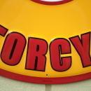 OUR LARGEST INDIAN MOTORCYCLE SIGN -