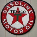 LOT OF 3 OF OUR LARGEST GULF - MOBIL and TEXACO GASOLINE & OIL SIGN -