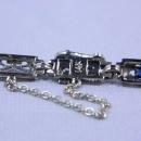 Exquisite Antique 14 Karat White Gold Bracelet-7