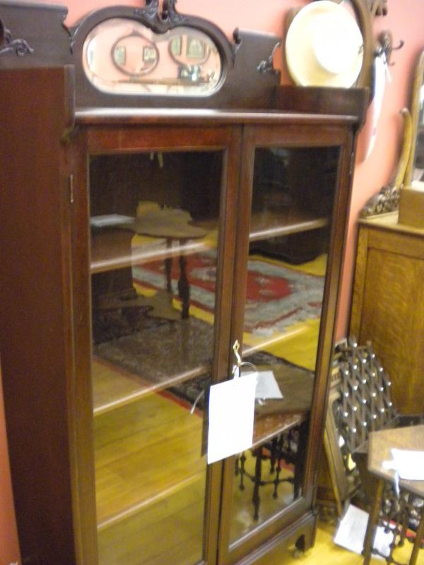 Mahogany Bookcase, 2 door