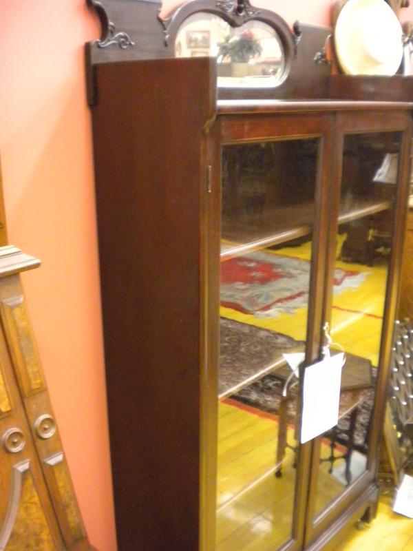 Mahogany Bookcase, 2 door