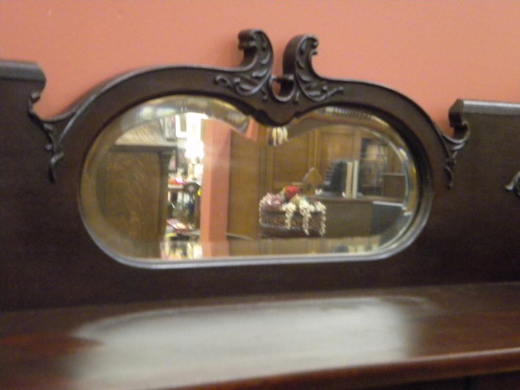 Mahogany Bookcase, 2 door