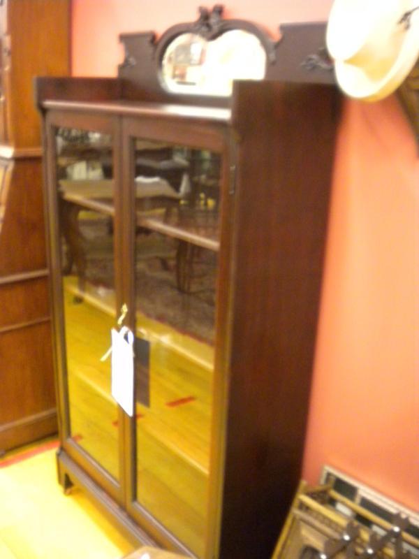 Mahogany Bookcase, 2 door