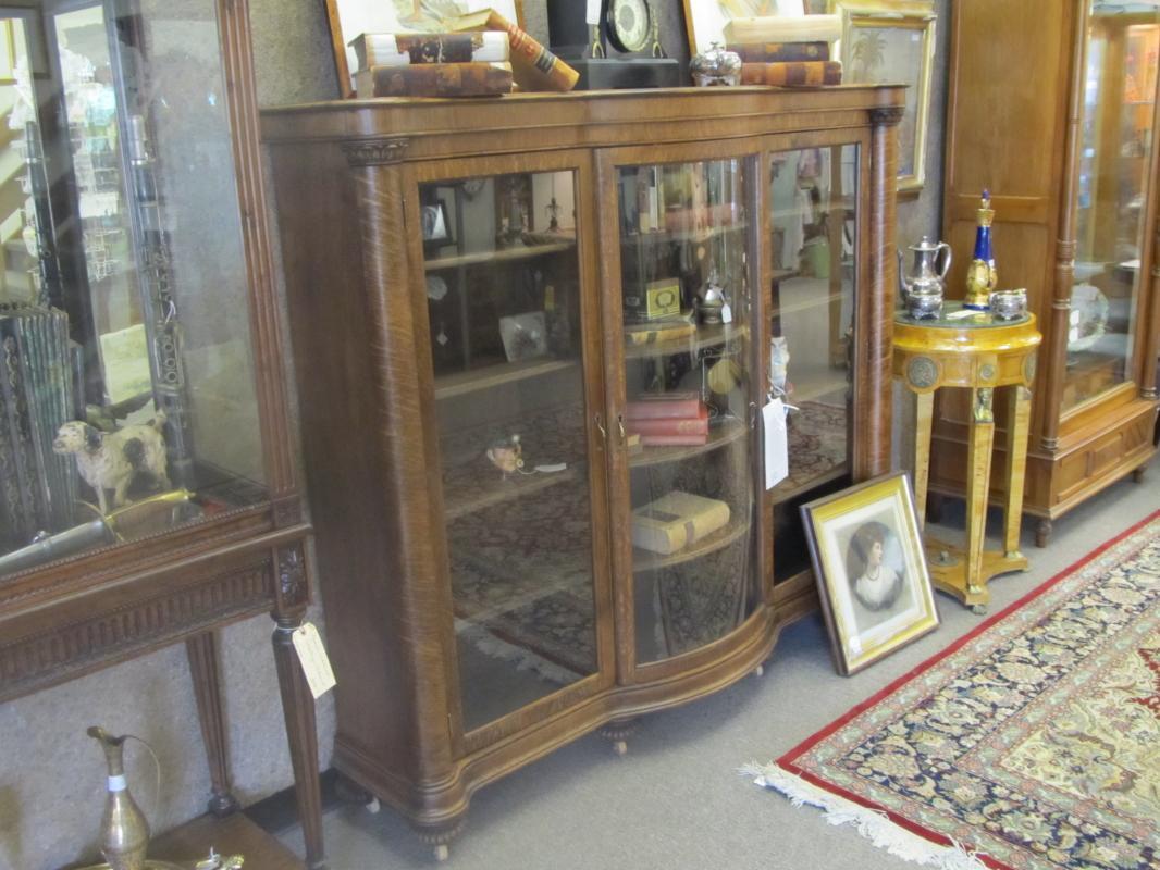 American Oak Bookcase, 3 Doors