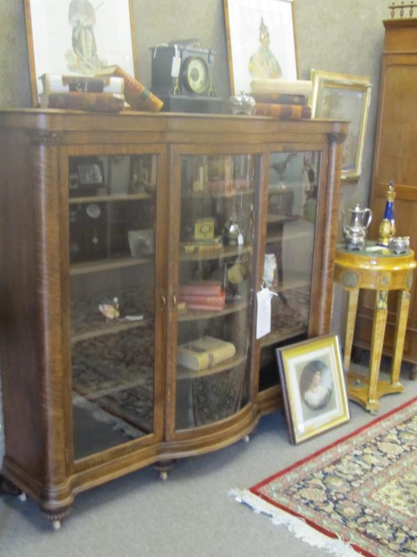 American Oak Bookcase, 3 Doors