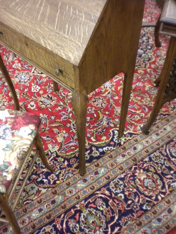 American Oak Slant Top Desk, Lady's Model
