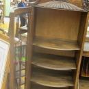 American Oak Side By Side Secretary With Hood