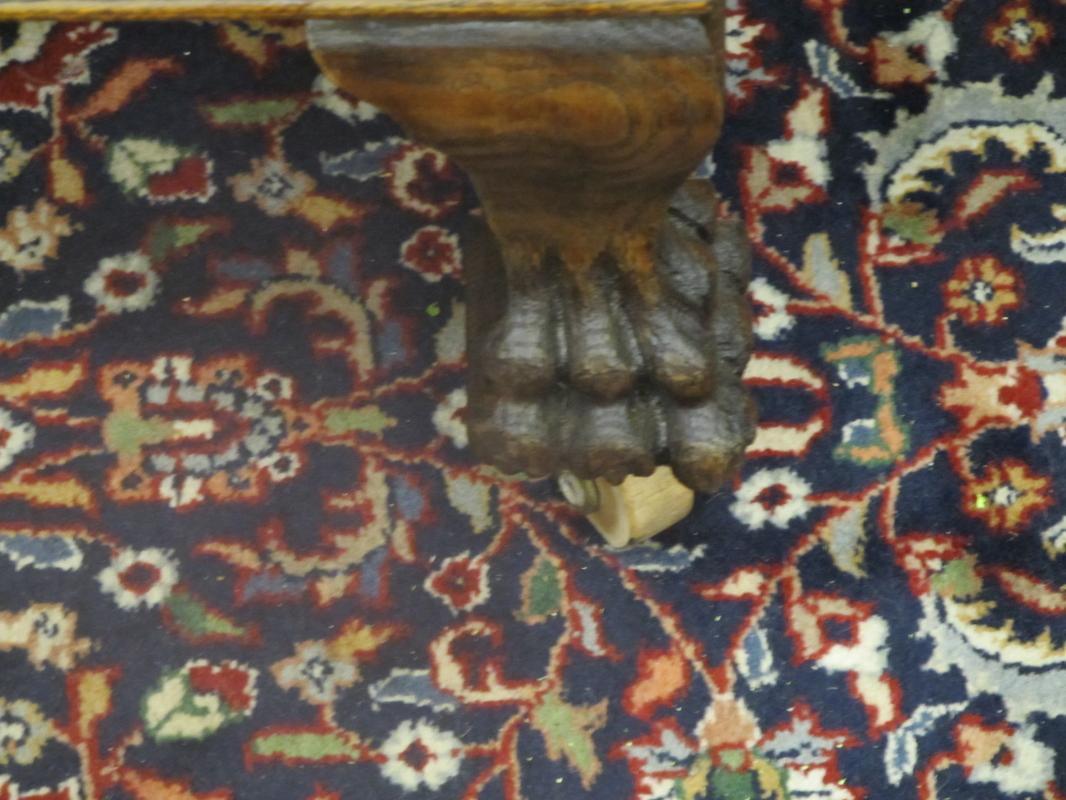 American Oak Side By Side Secretary With Hood