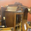 American Oak Side By Side Secretary With Hood